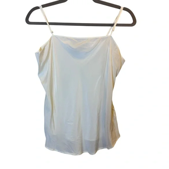 Burberry Women’s Silk Cream Camisole Top sz 10 - Picture 1 of 8
